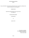 Cover page: Essays on the Effects of Social Identity on Market Outcomes, Competition, and Reciprocity: Analytical and Experimental Investigations