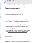 Cover page: Improved Survival with T Cell Clonotype Stability After Anti–CTLA-4 Treatment in Cancer Patients