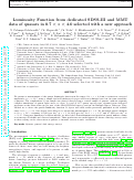 Cover page: Luminosity function from dedicated SDSS-III and MMT data of quasars in 0.7 &lt; z &lt; 4.0 selected with a new approach