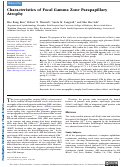 Cover page: Characteristics of Focal Gamma Zone Parapapillary Atrophy