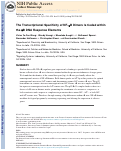 Cover page: The Transcriptional Specificity of NF-κB Dimers Is Coded within the κB DNA Response Elements