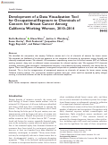 Cover page: Development of a Data Visualization Tool for Occupational Exposure to Chemicals of Concern for Breast Cancer Among California Working Women, 2010–2014