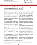 Cover page: Evaluation of a High-Definition Intraoperative Exoscope in Rhinoplasty Education and Workflow