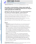 Cover page: Associations of Urine Biomarkers of Kidney Tubule Health With Incident Hypertension and Longitudinal Blood Pressure Change in Middle-Aged Adults: The CARDIA Study.