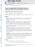 Cover page: Food, Acid Supplementation and Drug Absorption – a Complicated Gastric Mix: a Randomized Control Trial