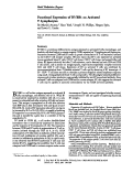 Cover page: Functional expression of B7/BB1 on activated T lymphocytes.