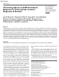 Cover page: Theorizing About an AOM President’s Response to Crisis and the Counter Responses It Evoked