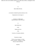 Cover page: Adolescents with social disabilities and their peers: Intervention, identity, and judgments about exclusion