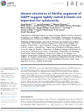 Cover page: Atomic structures of fibrillar segments of hIAPP suggest tightly mated β-sheets are important for cytotoxicity