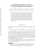 Cover page: Properties of solutions to the Camassa-Holm equation on the line in a class containing the peakons