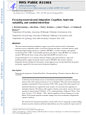 Cover page: Focusing neurovisceral integration: cognition, heart rate variability, and cerebral blood flow.