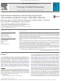 Cover page: Environmental contaminants activate human and polar bear (Ursus maritimus) pregnane X receptors (PXR, NR1I2) differently