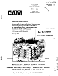 Cover page: AMMONIA PRETREATMENT INDUCED RESTRUCTURING OF IRON SINGLE CRYSTAL SURFACES: ITS EFFECTS ON AMMONIA SYNTHESIS AND ON COADSORBED ALUMINUM OXIDE AND POTASSIUM