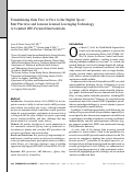 Cover page: Transitioning from Face to Face to the Digital Space: Best Practices and Lessons Learned Leveraging Technology to Conduct HIV-Focused Interventions