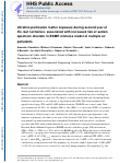 Cover page: Ultrafine particulate matter exposure during second year of life, but not before, associated with increased risk of autism spectrum disorder in BKMR mixtures model of multiple air pollutants