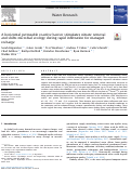 Cover page of A horizontal permeable reactive barrier stimulates nitrate removaland shifts microbial ecology during rapid infiltration for managedrecharge