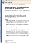 Cover page: Normative reference ranges for binocular summation as a function of age for low contrast letter charts.