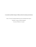 Cover page: A controlled social skills training for children with fetal alcohol spectrum disorders