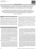 Cover page: Neuropathology of Autosomal Dominant Alzheimer Disease in the National Alzheimer Coordinating Center Database