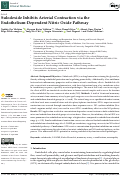 Cover page: Sulodexide Inhibits Arterial Contraction via the Endothelium-Dependent Nitric Oxide Pathway.