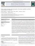 Cover page: Forest carbon densities and uncertainties from Lidar, QuickBird, and field measurements in California