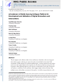 Cover page: mCerebrum: A Mobile Sensing Software Platform for Development and Validation of Digital Biomarkers and Interventions.