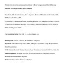 Cover page: Patients who leave the emergency department without being seen and their follow-up behavior: a retrospective descriptive analysis