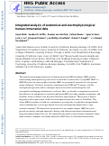 Cover page: Integrated analysis of anatomical and electrophysiological human intracranial data