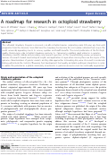 Cover page: A roadmap for research in octoploid strawberry