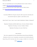 Cover page: Associations of DHEA(S) with negative and positive affect in people who smoke daily with elevated and low depression symptoms: A pilot laboratory study