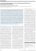 Cover page: Community-initiated breast cancer and environment studies and the precautionary principle.