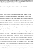 Cover page: Excerpt from <em>Brokering Belonging: Chinese in Canada’s Exclusion Era, 1885–1945</em>