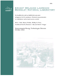 Cover page: Formaldehyde and acetaldehyde exposure mitigation in US residences: In-home measurements of ventilation control and source control