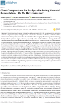 Cover page: Chest Compressions for Bradycardia during Neonatal Resuscitation—Do We Have Evidence?