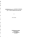 Cover page: Experimental Evaluation of Nitinol for Energy Dissipating Devices