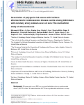 Cover page: Association of polygenic risk scores with incident atherosclerotic cardiovascular disease events among individuals with coronary artery calcium score of zero: The multi-ethnic study of atherosclerosis