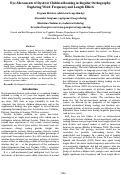 Cover page: Eye-Movements of Dyslexic Children Reading in Regular Orthography: Exploring Word Frequency and Length Effects