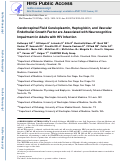 Cover page: Cerebrospinal Fluid Ceruloplasmin, Haptoglobin, and Vascular Endothelial Growth Factor Are Associated with Neurocognitive Impairment in Adults with HIV Infection