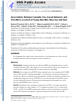 Cover page: Associations Between Cannabis Use, Sexual Behavior, and Sexually Transmitted Infections/Human Immunodeficiency Virus in a Cohort of Young Men Who Have Sex With Men