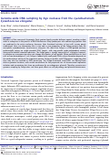 Cover page: Genome-wide DNA sampling by Ago nuclease from the cyanobacterium Synechococcus elongatus