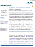 Cover page: African Easterly Wave Strength and Observed Atlantic Tropical Cyclone Genesis and Characteristics