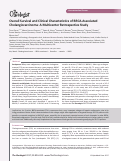 Cover page: Overall Survival and Clinical Characteristics of BRCA‐Associated Cholangiocarcinoma: A Multicenter Retrospective Study