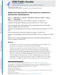 Cover page: Spatial and temporal profile of high-frequency oscillations in posttraumatic epileptogenesis.