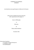 Cover page: Sex Stratification Among Principals in California's K-12 System