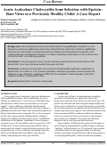 Cover page: Acute Acalculous Cholecystitis from Infection with Epstein–Barr Virus in a Previously Healthy Child: A Case Report