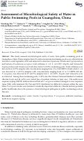 Cover page: Assessment of Microbiological Safety of Water in Public Swimming Pools in Guangzhou, China