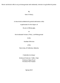 Cover page: Biotic and abiotic effects on pest management and community structure in agricultural systems