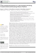 Cover page: Urban and Rural Disparities in a WeChat-Based Smoking Cessation Intervention among Chinese Smokers.