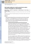 Cover page: Path-length-multiplexed scattering-angle-diverse optical coherence tomography for retinal imaging.