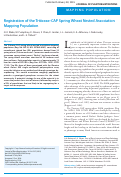Cover page: Registration of the Triticeae‐CAP Spring Wheat Nested Association Mapping Population